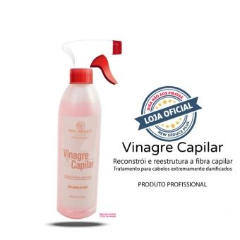 Vinagre Capilar Reconstrói e Reestrurura a Fibra Capilar