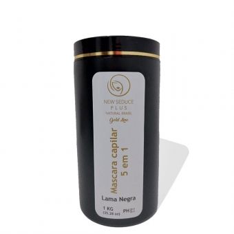 Mascara Capilar 5 em 1 Lama Negra - Gold Line