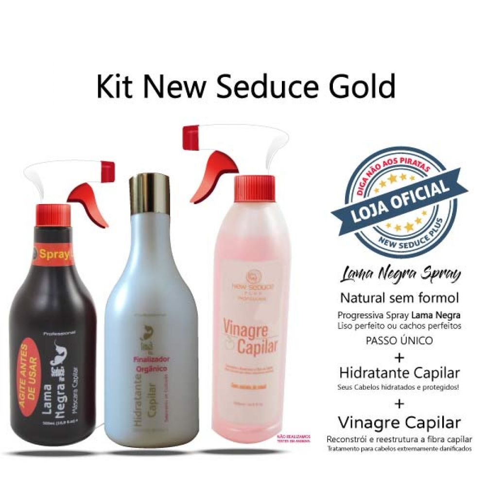 Progressiva Lama Negra SPRAY Finalizador Hidratante+Vinagre Capilar