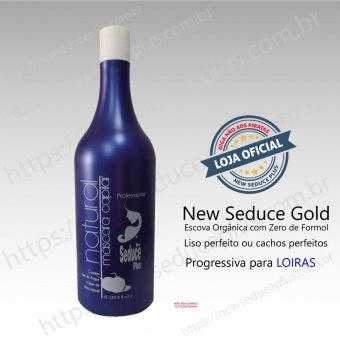 Escova Orgânica com Zero de Formol  Passo Único - Loiros