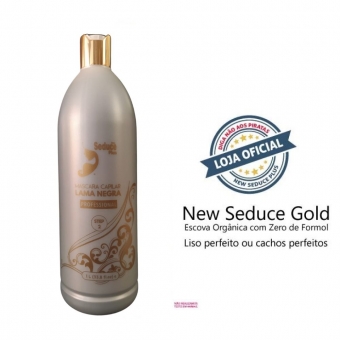 Escova Orgânica com Zero de Formol  Passo Único - Natural New Seduce Gold